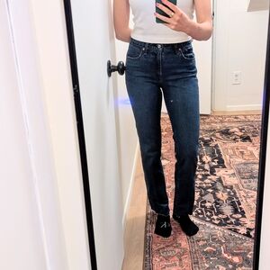 Abercrombie & Fitch Dark Blue Straight Leg Jeans